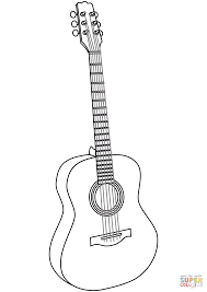100% free coloring page of a guitar. Pin On Library