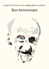 Carte On Ne Compte Plus Les Annees Envoyer Une Vraie Carte Anniversaire 70 Ans Des 0 99 Merci Facteur