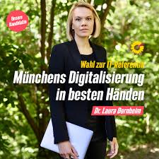 Grün Rosa Fraktion München - Wir freuen uns riesig. Heute nominieren wir die wunderbare Laura Sophie Dornheim als Kandidatin zur Wahl der städtischen IT-Referentin. 🙌🌻💻 Die 38-Jährige gebürtige Münchnerin war in den