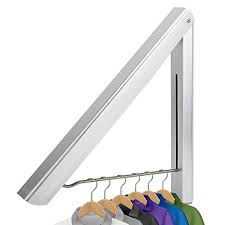Jerrybox Cintre Pliable Porte Manteau Mural Retractable En Alliage D 39 Aluminium Pour Votre Salon Salle De Bain Porte Manteau Mural Porte Manteaux Cintre