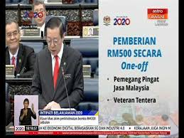 We did not find results for: Pemberian Rm500 Secara One Off Buat Veteran Tentera Youtube