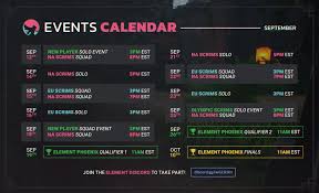 Competitive Spellbreak Event Calendar Spellbreak