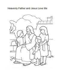 John the baptist baptizes jesus. Coloring Pages Jesus Loves Me Novocom Top