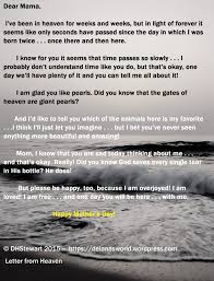 And even though we had different daddies, the same drama. Letter From Heaven Delana S World