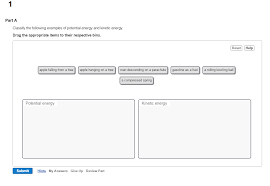 When the bus will reach the bottom of the hill, the kinetic energy will become maximum; Part A Classify The Following Examples Of Potential Chegg Com