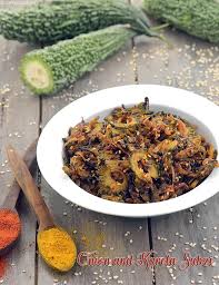 Onion And Karela Subzi Recipe Pyaz Wale Karele Bitter Gourd Sabzi Recipe Indian Food Recipes Vegetarian Subzi Recipe Sabzi Recipe