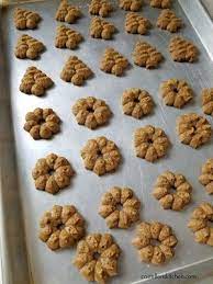 Table sugar is tough on the body; Gingerbread Spritz Cookies Spritz Cookies Spritz Cookie Recipe Christmas Spritz Cookies