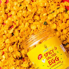 Resepi cornflakes salted egg dikongsikan oleh ija hafiza ismail di laman facebook. Spicy Salted Egg Cornflakes Home Facebook