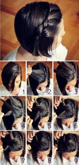 But my friends complain that they aren't many ways they can style it. Fishtail Braid Hairstyle For Short Hair Quick And Easy Hairstyles For Short Hair Diy Hairsty Short Hair Styles Easy Short Hair Diy Braids For Short Hair
