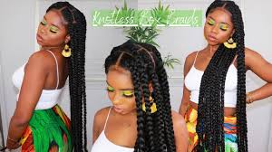 How To Jumbo Knotless Box Braids Long Crochet Method No Rubber Bands For Beginners Black Hair Information Link to hair used in the video extra extra jumbo box braids products used: how to jumbo knotless box braids long