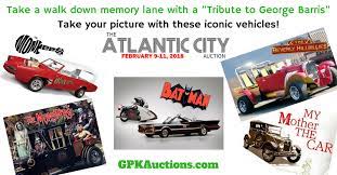 Take Your Picture With The Vehicles From Tv S Batman The Munsters My Mother The Car Beverly Hillbillies And The Munster My Mother The Car Atlantic City Car