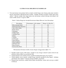 Analisa ini didasarkan pada penelitian tentang pengaruh motivasi siswa (x1) dan disiplin siswa (x2). Contoh Soal Dan Jawaban Koefisien Korelasi Peranti Guru
