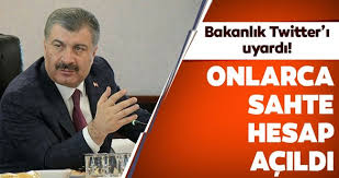 Fahrettin koca ranking charts, and more! Saglik Bakani Fahrettin Koca Adina Onlarca Sahte Hesap Acildi Bakanlik Twitter I Uyardi Corona Virus Vaka Sayisinda Turkiye De Son Durum Son Dakika Haberler