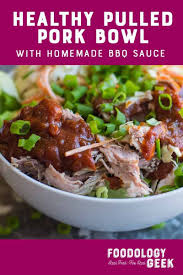 Of course you may have a nice roasting pan at home that you can use. Healthy Pulled Pork Meal Prep Bowl In A White Bowl Topped With Souther Coleslaw Ans Tangy Spicy Barbecue Sauce Pulled Pork Recipes Pulled Pork Pork Recipes