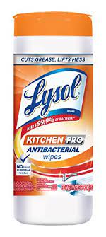 Home brands lysol lysol® kitchen pro antibacterial cleaner. Lysol Kitchen Pro Antibacterial Cleaner Wipes 30 Ea 7 Pack Buy Online In Burkina Faso At Burkinafaso Desertcart Com Productid 59926833