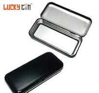 Factory Custom Tinplate Non-Wooden School Supply Storage Container  Aesthetic Tin Box Packaging Simple Metal Pencil Case