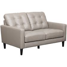 Ashton Grey Leather Loveseat By Abbyson Living Is Now Available At American Furniture Warehouse Grey Leather Sofa Brown Leather Loveseat Brown Leather Chairs