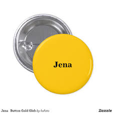 Jena Button Gold Gleb Zazzle De Ortsschild Gold Anstecker