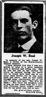 Joseph Wade Beal (1896-1922): homenaje de Find a Grave