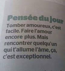 Quand l'amour frappe à la porte, un bon mot n'est point de trop ! Citation Rencontre Exceptionnelle
