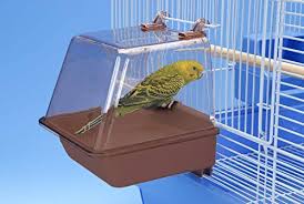 Conure Bird Bath For Cage Penn Plax Clip On Bird Bath Comes With Universal Clips To Attach To Most Birdcages 5 5 X 5 75 X 3 75 Inches