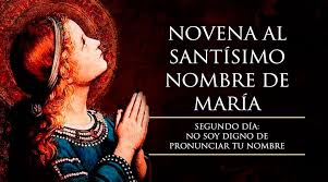 Segundo día de novena al Santísimo Nombre de María