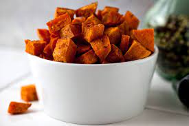 Coconut Oil Roasted Sweet Potatoes Recipe Recipe Roasted Sweet Potatoes Sweet Potato Recipes Roasted Sweet Potato