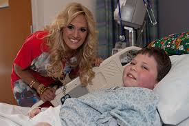 Carrie underwood and her husband mike fisher welcomed their second son jacob in 2019 after years of fertility struggles. Carrie Underwood Visits With Kids At Boston Children S Hospital