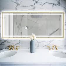 47 fresh classy bathroom mirrors ideas decorecord contemporary bathroom vanity home depot bathroom double sink bathroom. 55 60 Led Light Vanity Mirrors Bathroom Mirrors The Home Depot