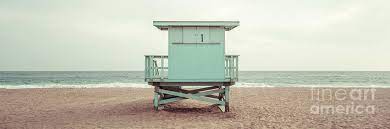 This here is a sweet accessory to any beach themed playset, or discerning shelf. Zuma Beach Malibu Lifeguard Tower 1 Panorama Photo Photograph By Paul Velgos