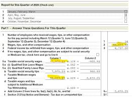 2020 Qb Desktop Payroll Reports Form 941 Populat