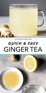 First, boil two cups of water in a saucepan for making the tea. Quick And Easy Ginger Tea Morning Tea Recipes Ginger Tea Ginger Tea Recipe