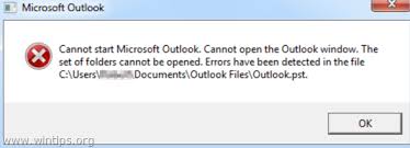 Cannot Start Microsoft Outlook Unable To Open Outlook Window Microsoft Outlook Microsoft Microsoft Exchange Server