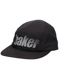 Baker Vantage Camp Hat Black Clipback Hats Black Cap Cool Hats