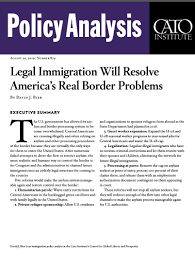 Last week i carried a letter from a reader, called i invited readers to share their thoughts. Legal Immigration Will Resolve America S Real Border Problems Cato Institute