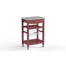 kitchen island with wine rack handy