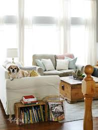The material naturally resists stains and moisture, too, and if a food stain gets onto a wool rug, a vacuum can easily pull it out. Family Friendly Living Room Ideas Design Tips A Blissful Nest