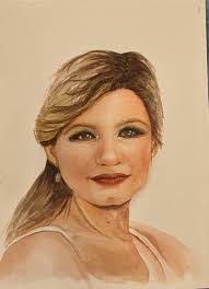 How to create a veil in a watercolor painting?