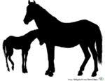 Geburtstagseinladungen zum ausdrucken kostenlos pferde. Scherenschnitt Pferd Einhorn Basteln Fur Kinder Babyduda Bastelstrasse