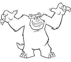 Sulley and mike with boo inside the factory Monster Inc Coloring Coloring And Drawing