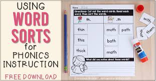 Sharing and collaborating using word files is easy and increasingly common. Using Word Sorts For Phonics Instruction Mrs Winter S Bliss