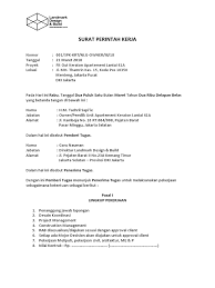 Contoh surat perintah kerja sederhana ~ cakung sederhana. Contoh Surat Perjanjian Kerjasama Desain Interior Cek Bahan Bangunan