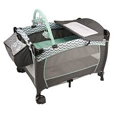 Evenflo Portable Babysuite Deluxe Spearmint Spree Evenflo Baby Items For Sale Baby Playpen
