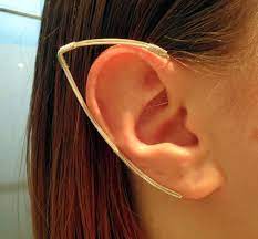 Elf Ear Cuffs Simple Ear Cuffs With Unique Shape Etsy Elf Ear Cuff Ear Cuff Simple Ear Cuff
