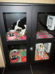 We Ve Gathered Some Creative Food Stations For You Not To Worry About Food Bowls Anymore For More Visit Http Cat Food Station Cat Feeding Station Cat Room