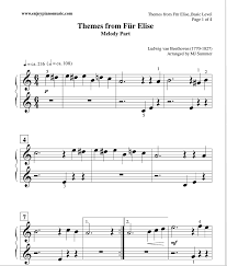 To learn to play piano is similar to many other human activities. Pin By Emma Ray Winkler On Teaching Music Sheet Music Piano Music Easy Fur Elise Sheet Music