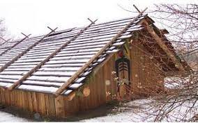 Box House & Plank House Construction - Yurok Tribe Traditional House  Construction & Other U.s. Box House & Plank House Designs