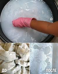 как вывести желтые пятна на белой одежде в домашних условиях Chto To Novenkoe Ne Vybrasyvaj Pozheltevshie Zanaveski Nemedlenno Okuni Ih V Zelenku Idei Uborka Doma Domashnie Dela