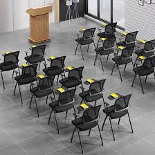 Metal dining chairs with wooden seats and bleachers meaning. China Visitor Conference Office Room Student Training Chair With Writing Pad China Meeting Room Chair Steel Chair