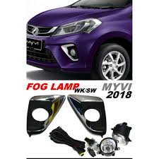 Myvi se comes with bulb , fog lamp cover and bulb Myvi 2018 Fog Lamp Chua Acc Online